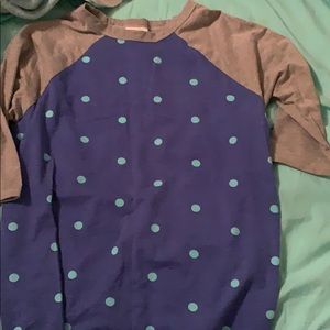 Lularoe polka dot shirt